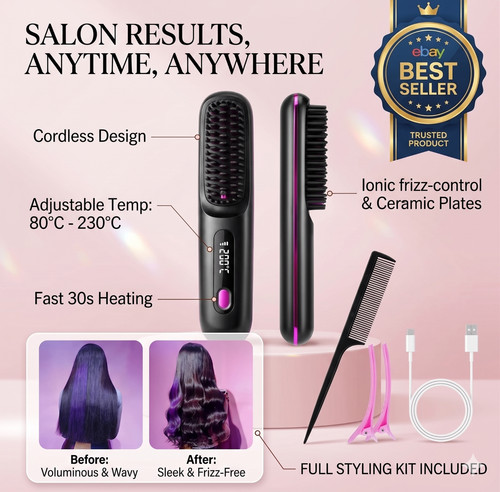 Portable hair straightener - hair,