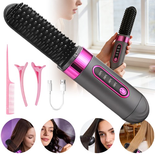 Straightener brush mini hair - straightener,