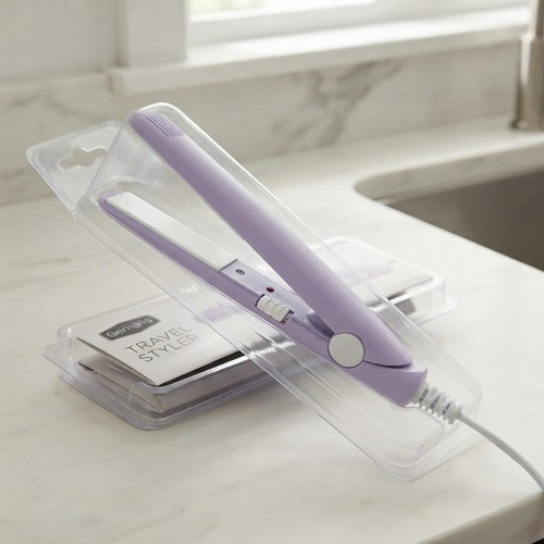 Mini ceramic hair straightener - ceramic,