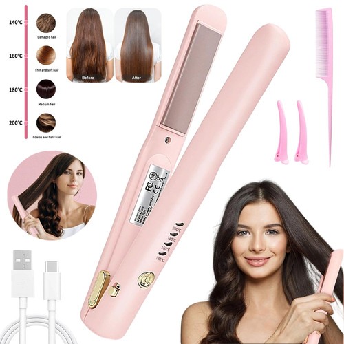 Cordless hair straightener usb - hair,