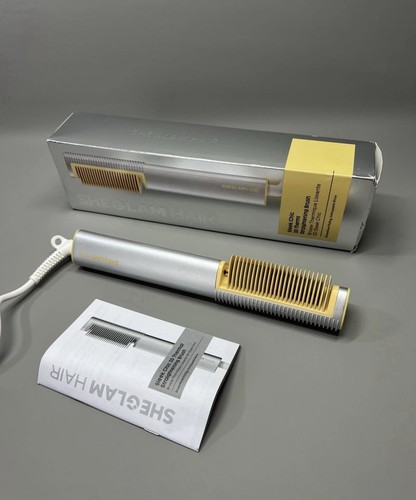 Hot brush hair straightener - hair,