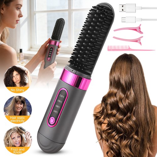 Straightener brush mini hair - straightener,