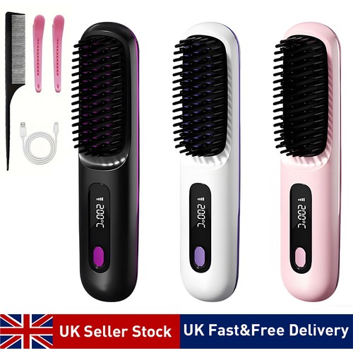 Ceramic heated electric comb - ceramic,