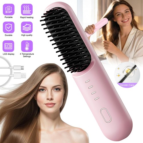 Wireless straightening brush - straightening,
