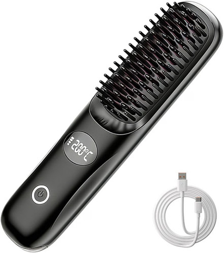 Heated brush for short hair - for,
