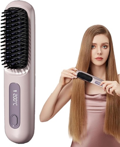 Hair straightener brush - hair,